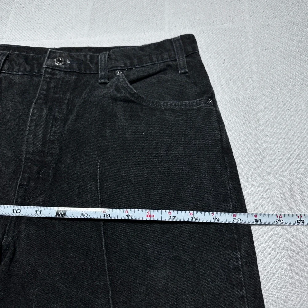 Vintage 90s Levi's 505 Jeans Mens 32x30* Orange Tab Regular Straight Faded Black